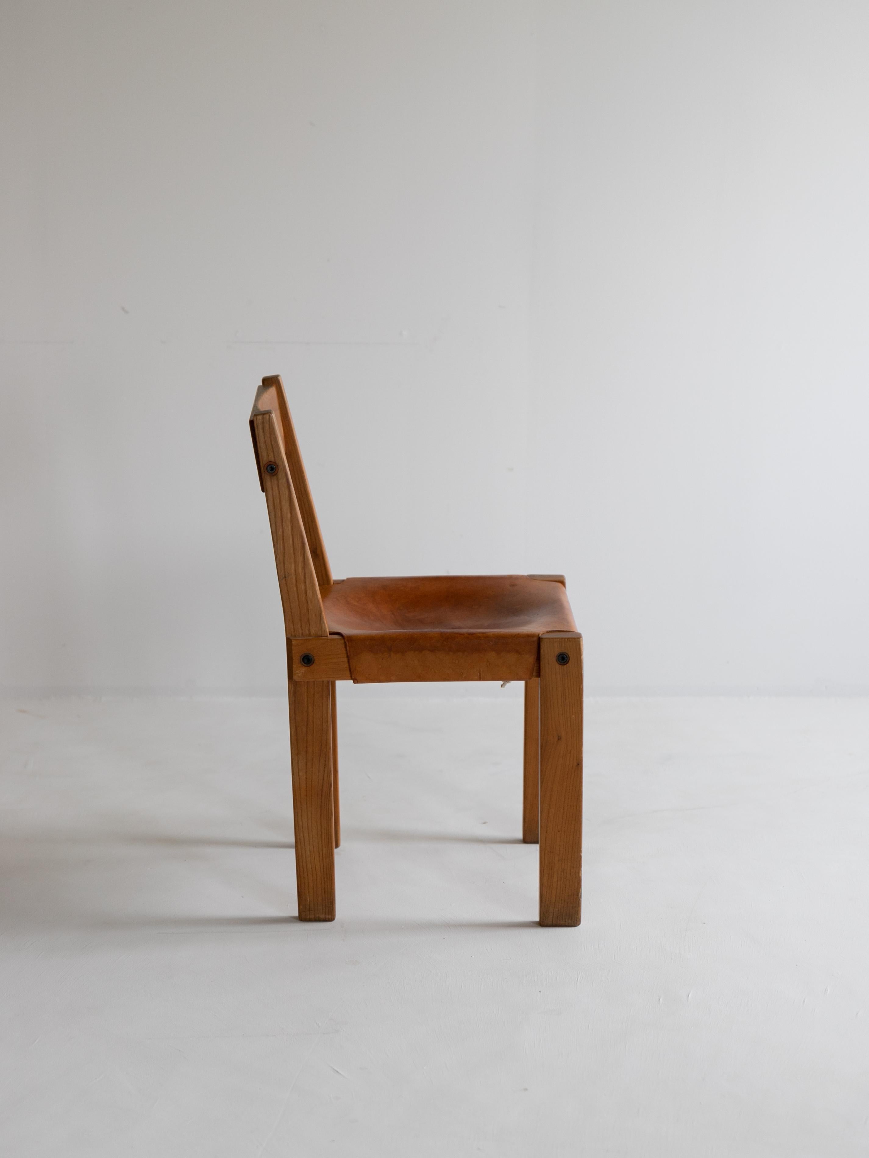 20th Century S24 Chair by Pierre Chapo For Sale
