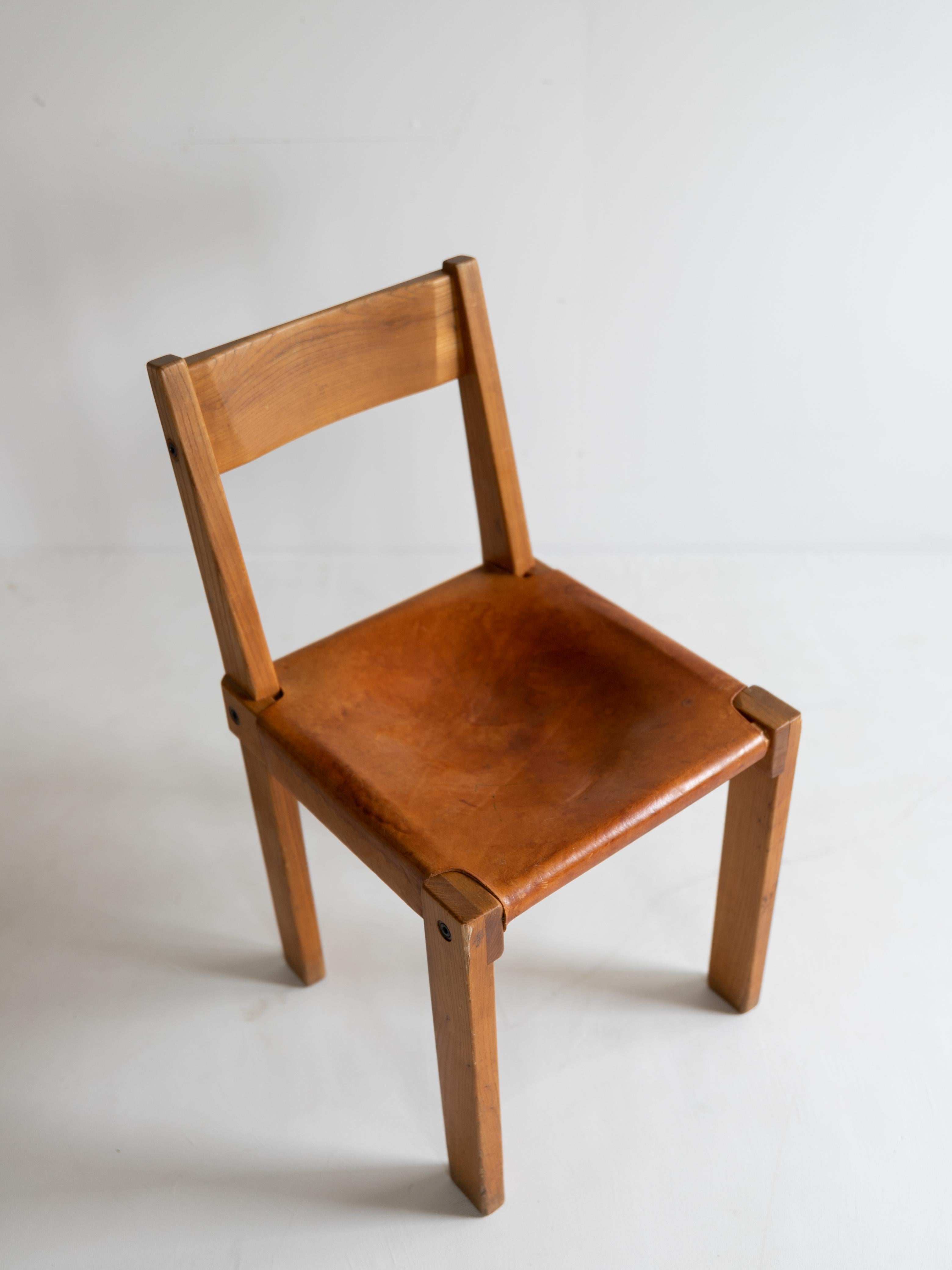S24 Chair by Pierre Chapo For Sale 1