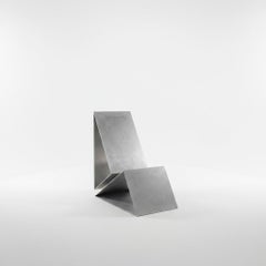 S3 Chair in Brushed Aluminium by Giotto Pagani