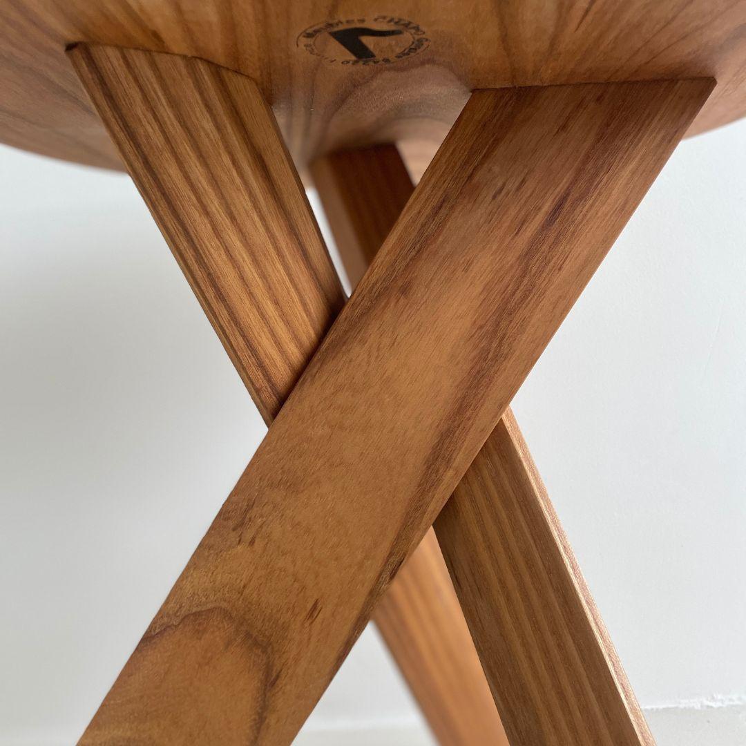 S31 Elm Wood Stool, Pierre Chapo, Made in France For Sale 4