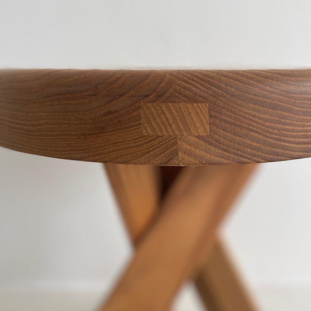 S31 Elm Wood Stool, Pierre Chapo, Made in France For Sale 5