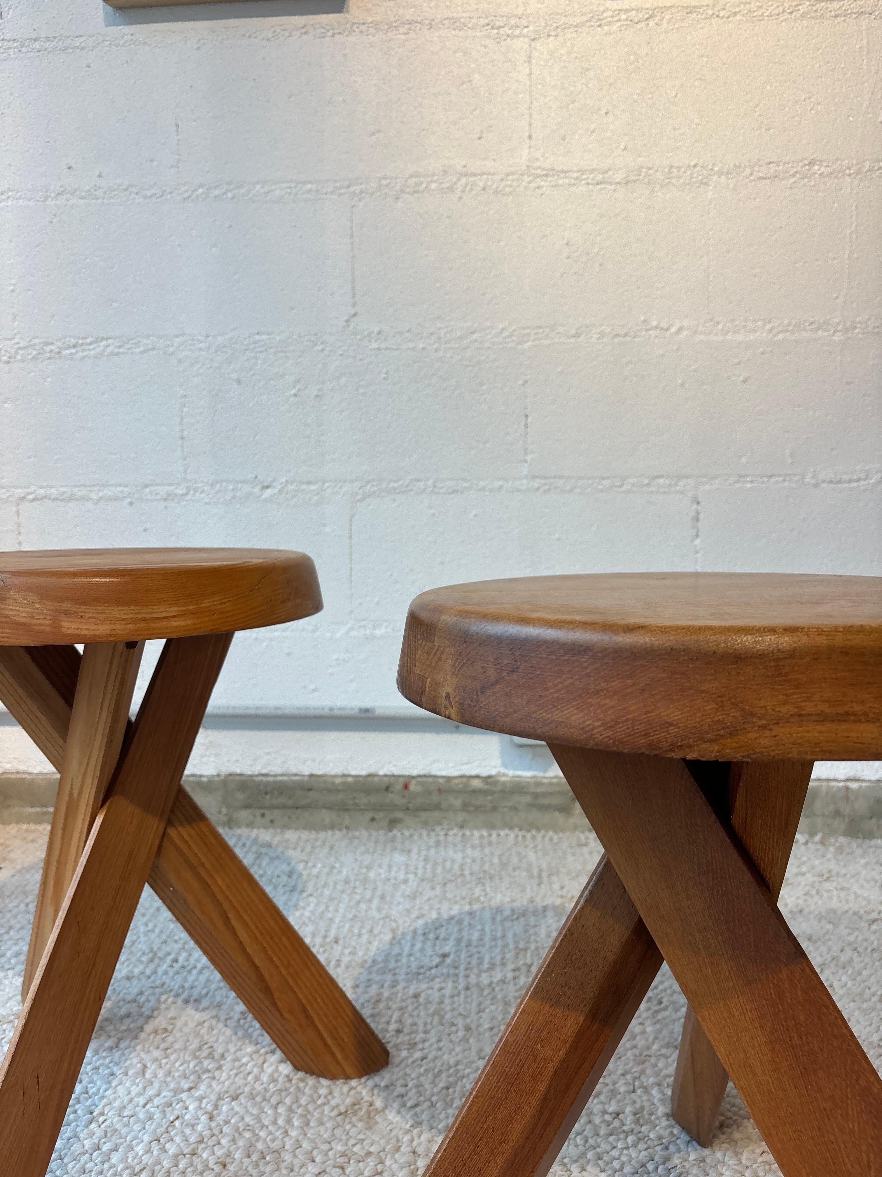 S31 oder Sfax hocker von Pierre Chapo im Angebot 3