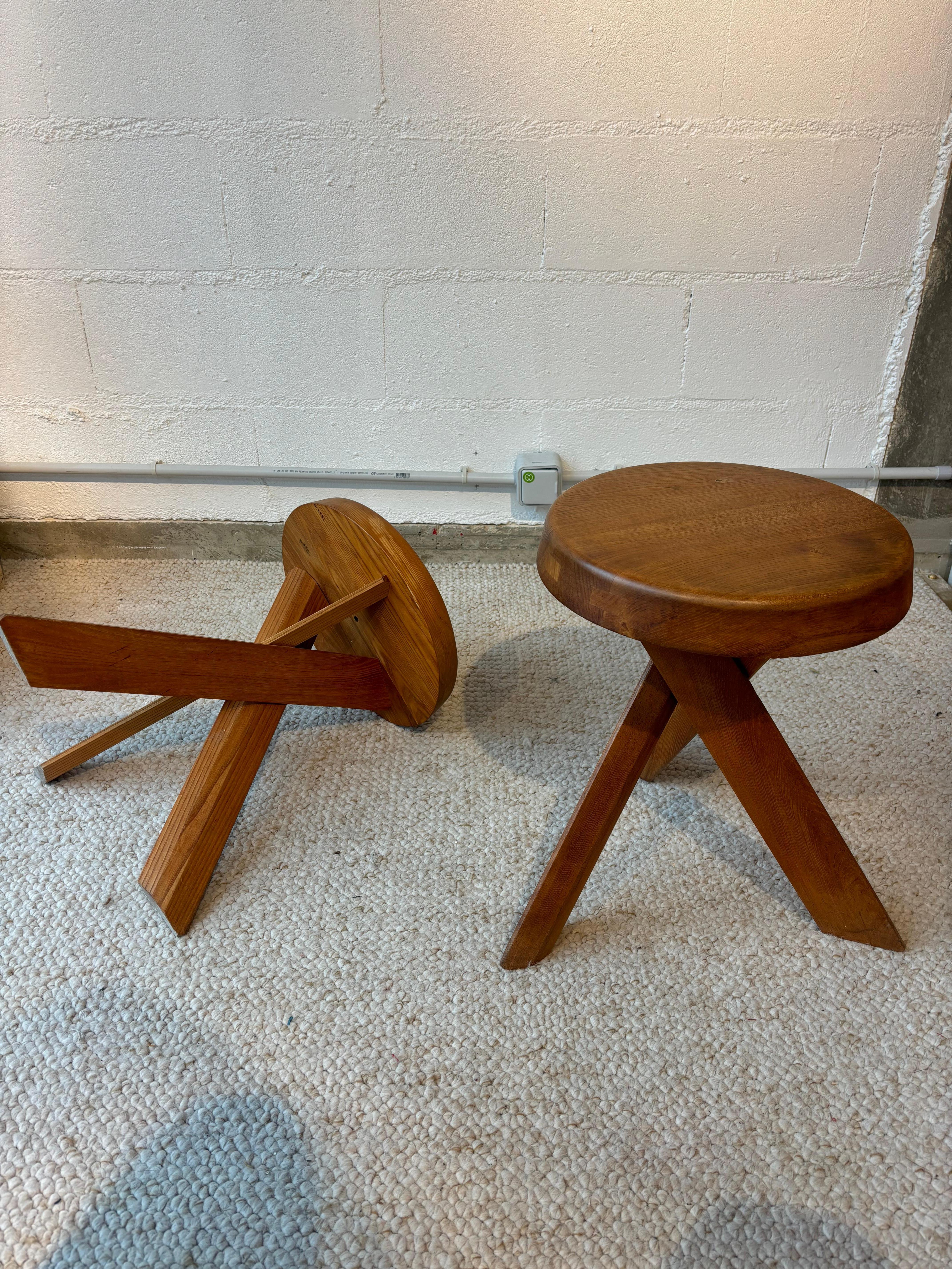 S31 oder Sfax hocker von Pierre Chapo im Angebot 6