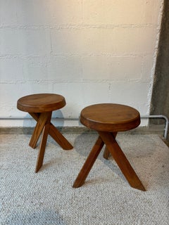 S31 Or Sfax stools by Pierre Chapo