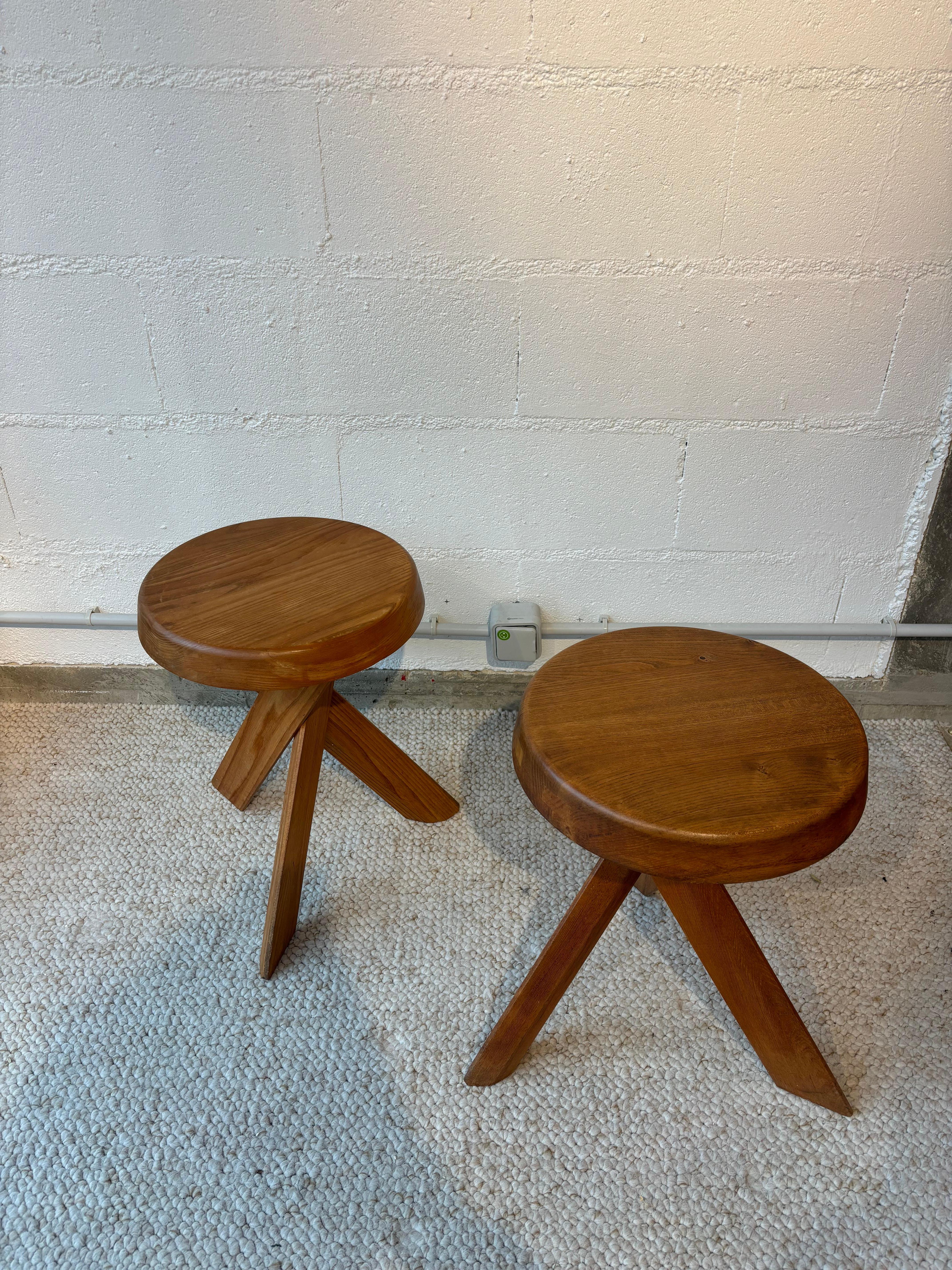 S31 oder Sfax hocker von Pierre Chapo (Französisch) im Angebot