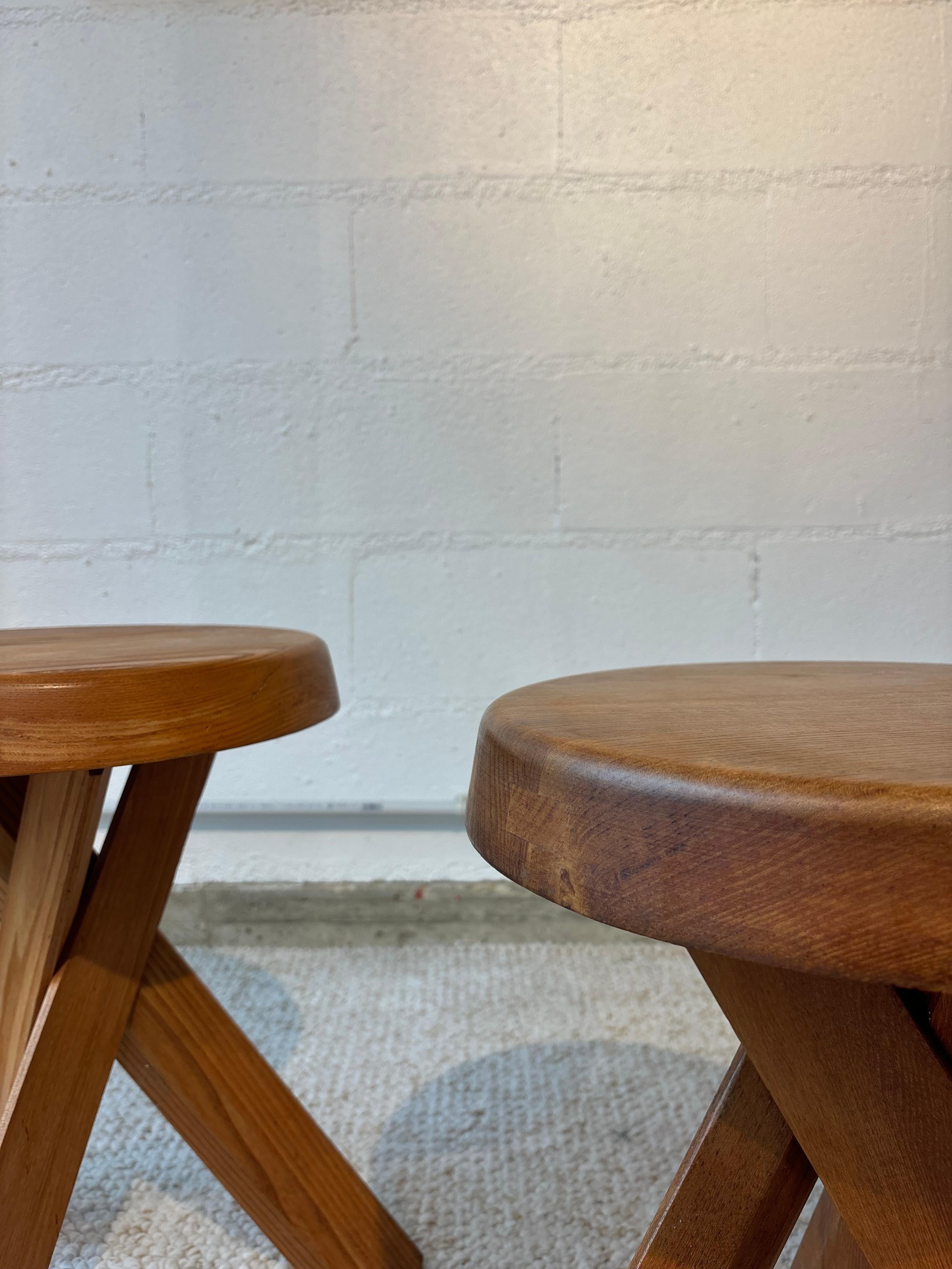 S31 oder Sfax hocker von Pierre Chapo im Angebot 2