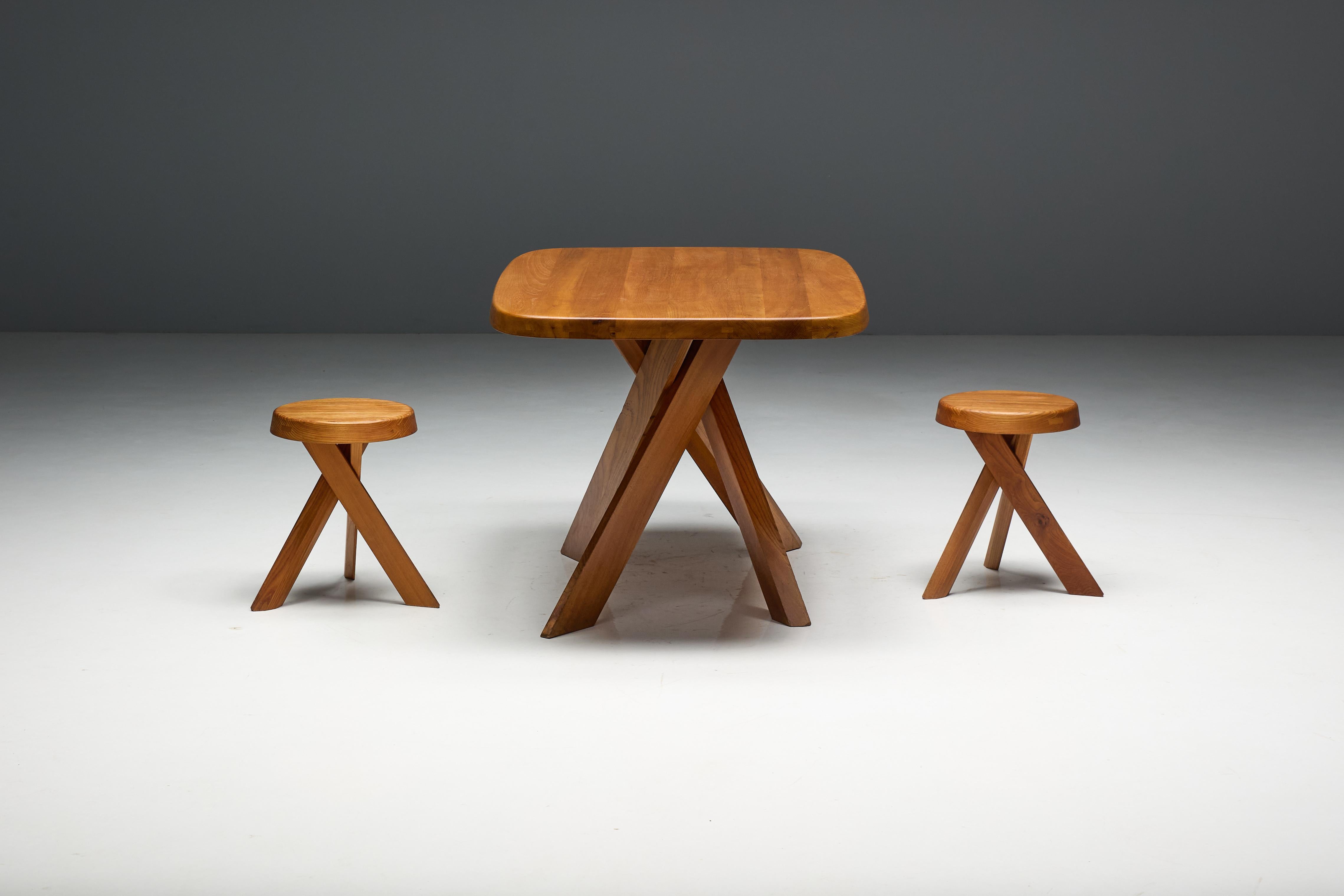 S31 Tabourets par Pierre Chapo, France, 1970 en vente 5