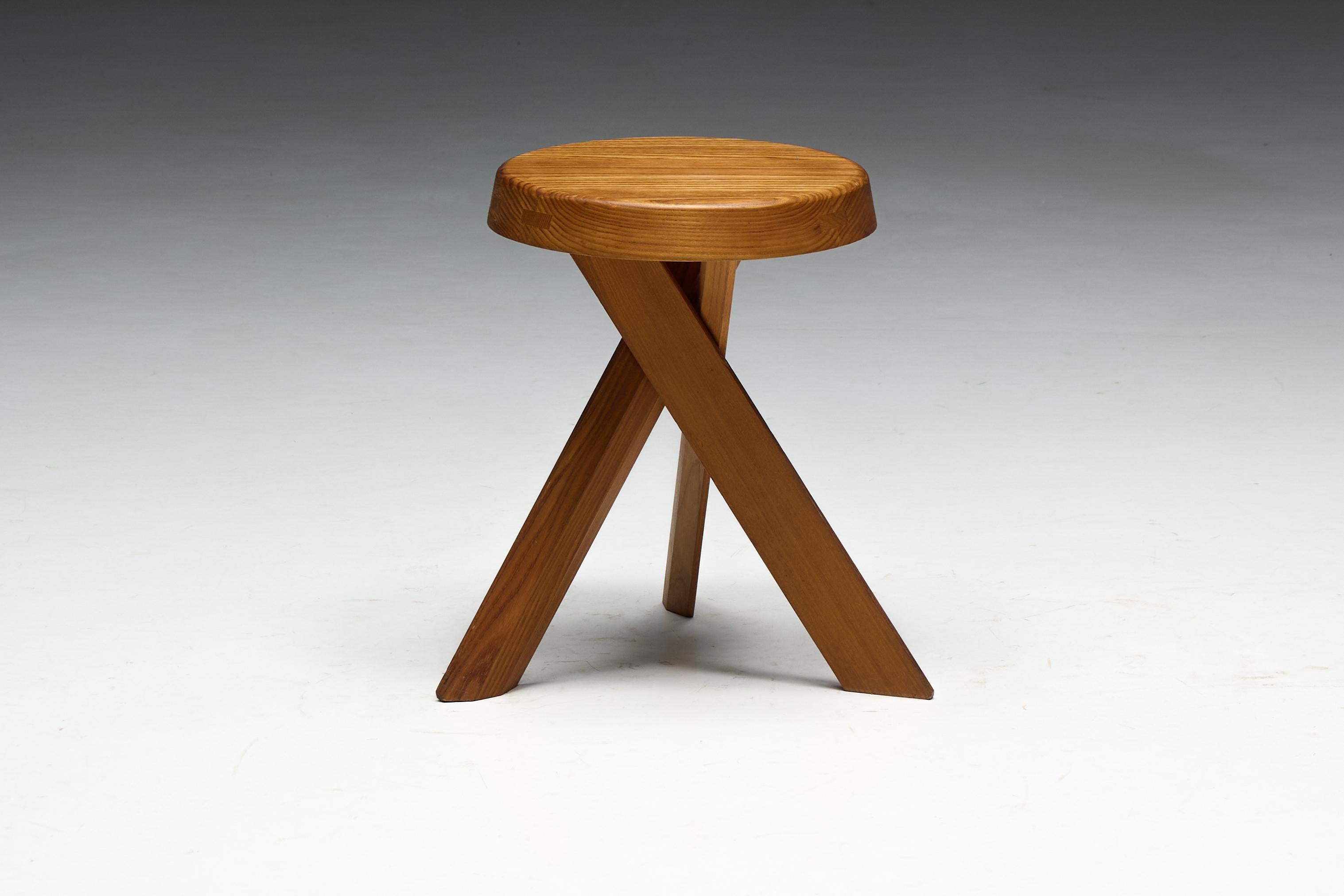 S31 Tabourets par Pierre Chapo, France, 1970 en vente 8