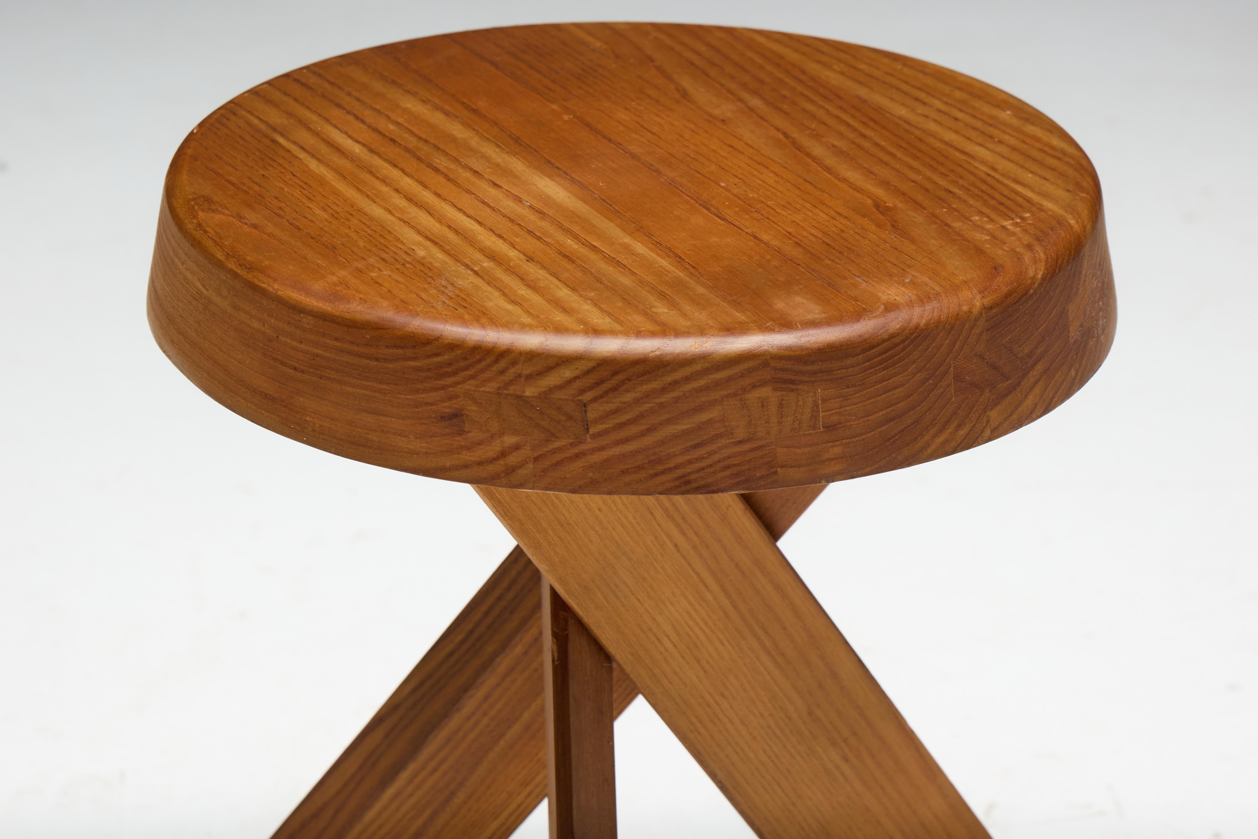S31 Tabourets par Pierre Chapo, France, 1970 en vente 11