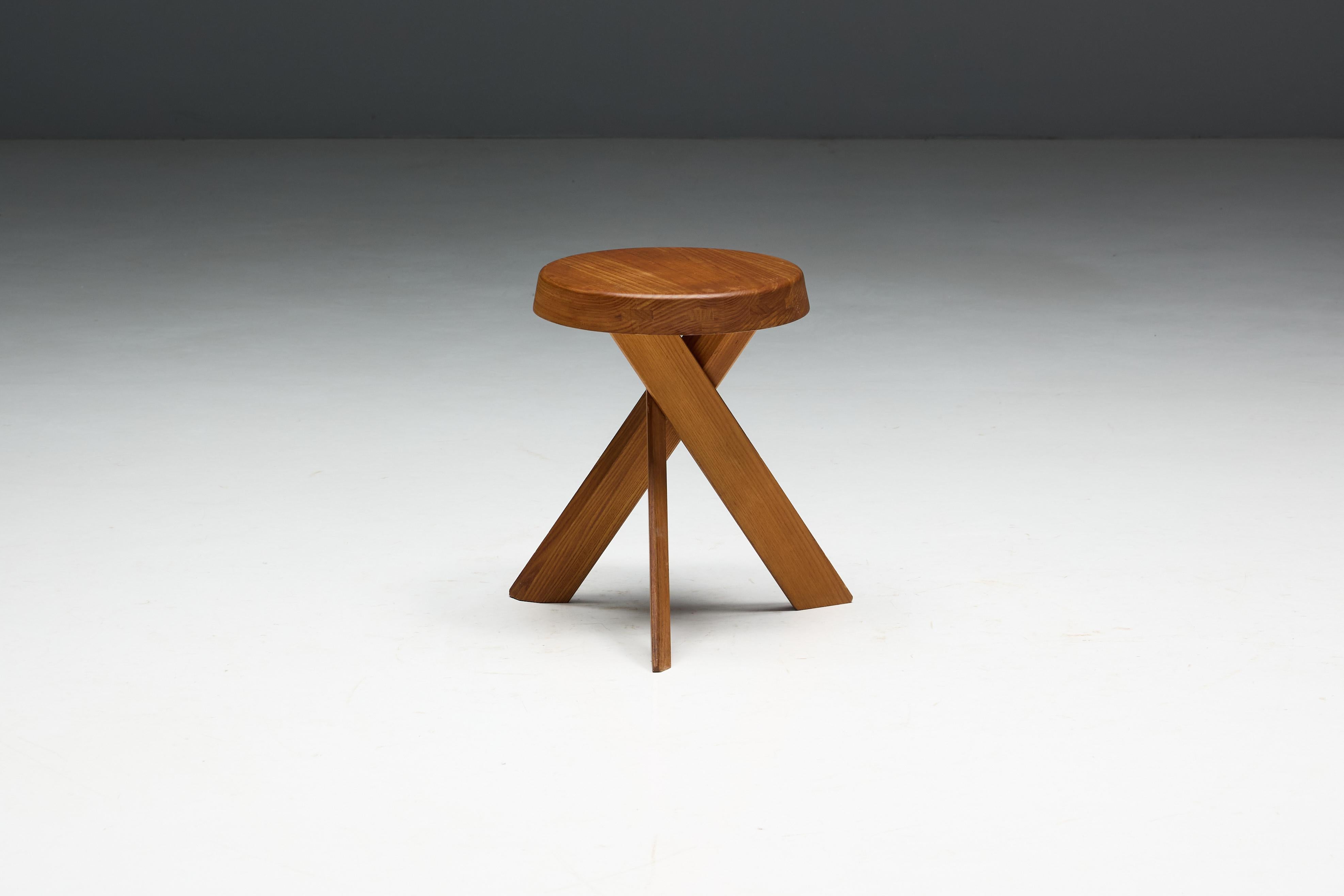 S31 Tabourets par Pierre Chapo, France, 1970 en vente 12