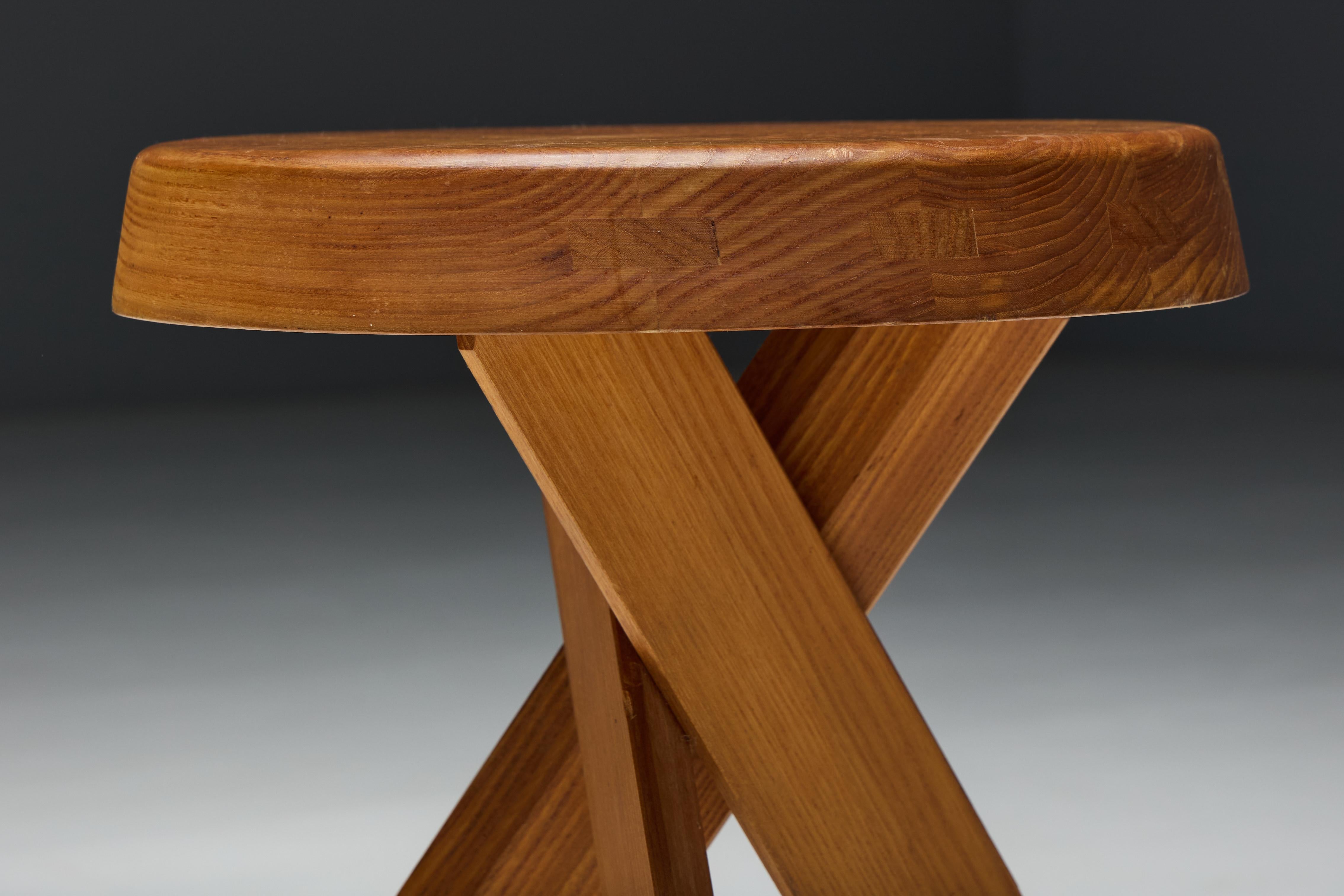 S31 Tabourets par Pierre Chapo, France, 1970 en vente 2