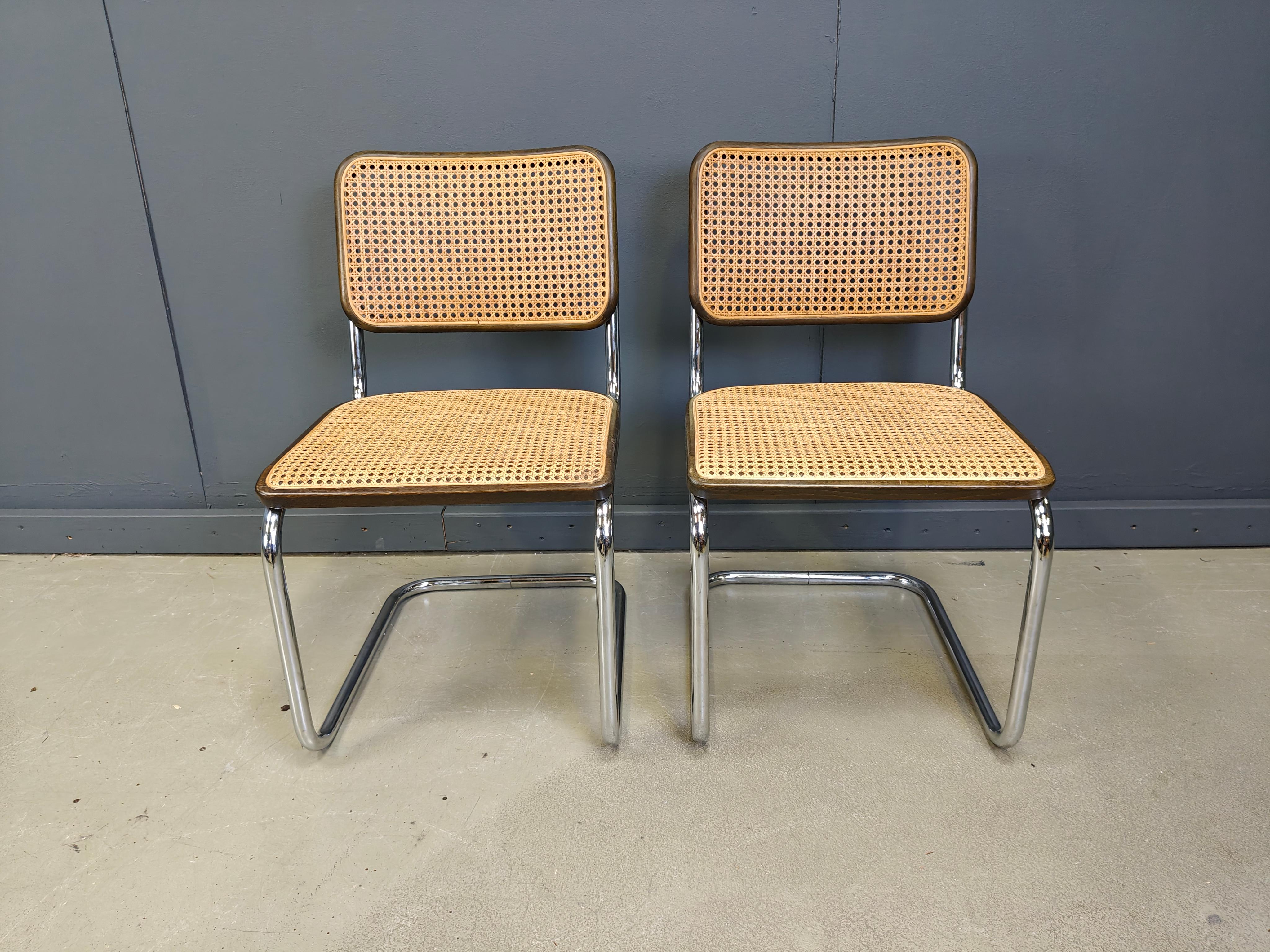 Sedie da pranzo S32 di Marcel Breuer per Thonet, anni '70 - set di 2 3