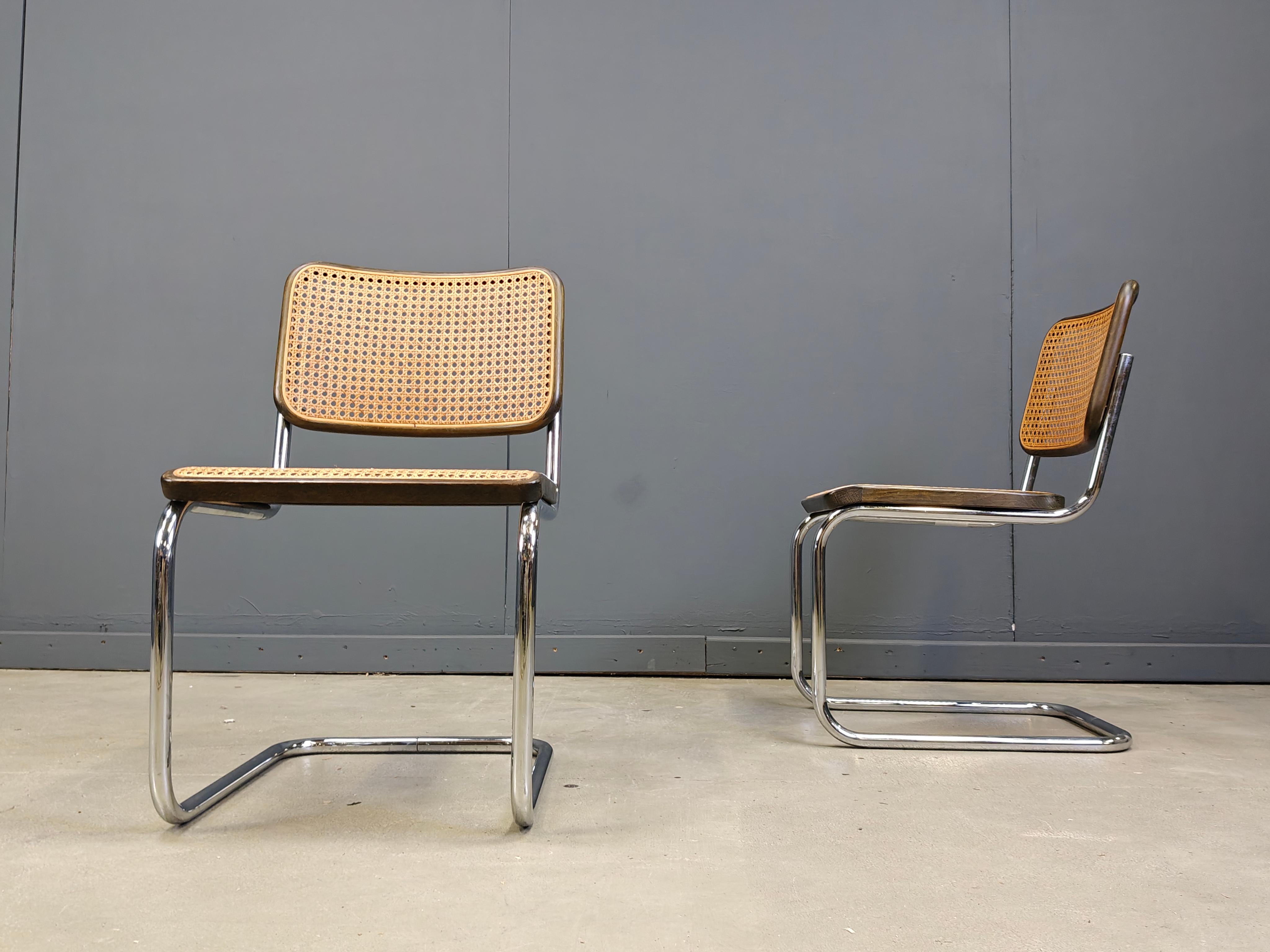 Austriaco Sedie da pranzo S32 di Marcel Breuer per Thonet, anni '70 - set di 2