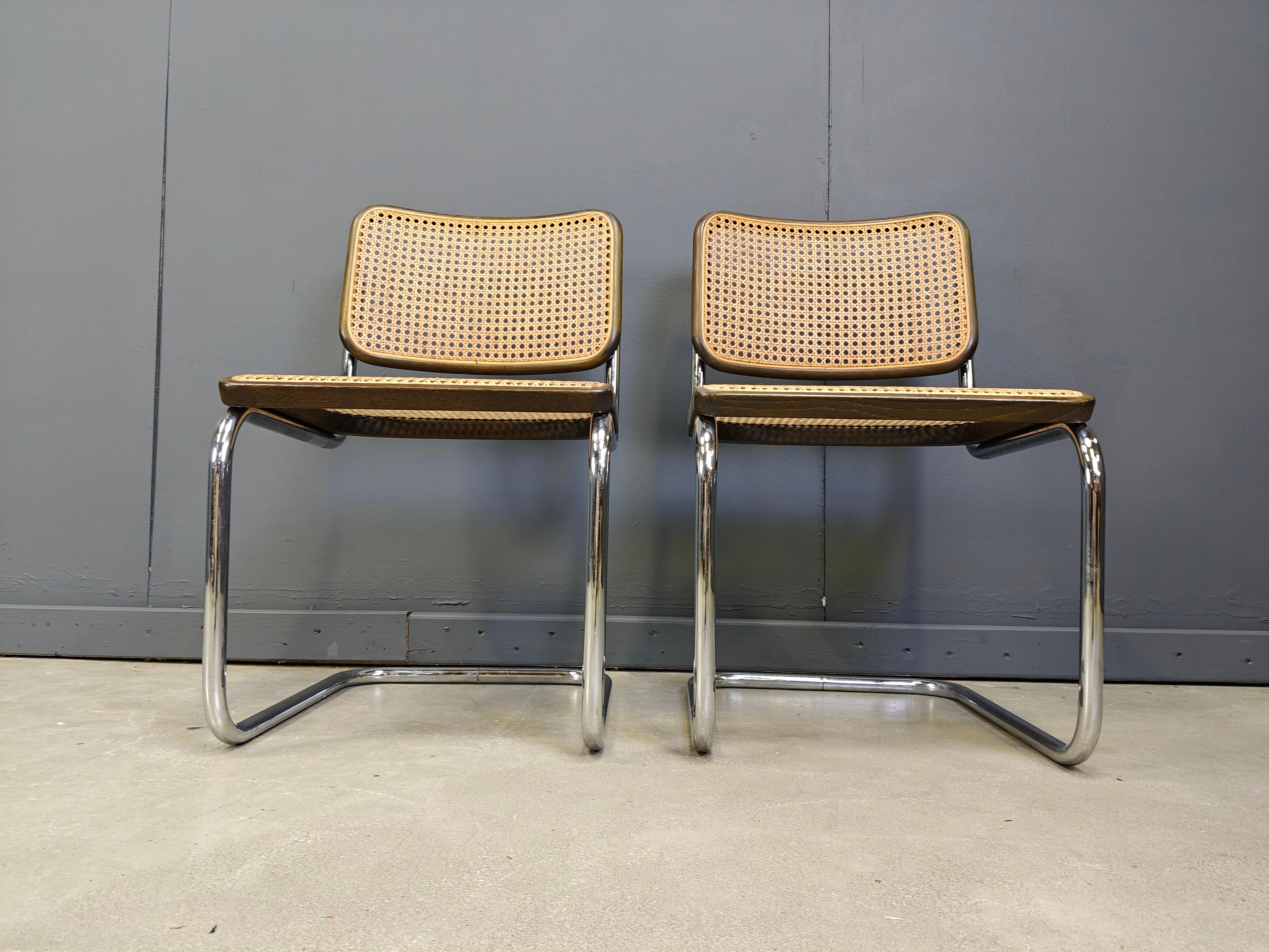 Sedie da pranzo S32 di Marcel Breuer per Thonet, anni '70 - set di 2 1