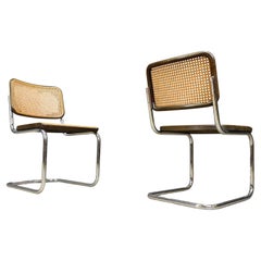 S32 Esszimmerstühle von Marcel Breuer für Thonet, 1970er Jahre - 2er Set