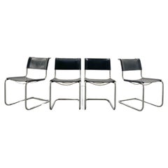 Vintage S33 Chairs by Mart Stam for Thonet, 1970s, Set of 4