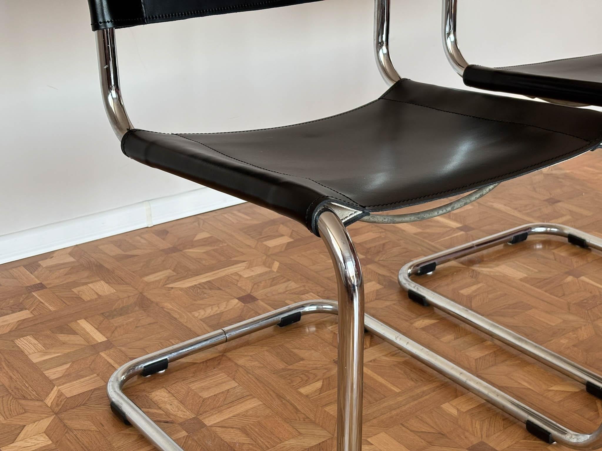 S33 Stühle von Mart Stam für Thonet, 1980er Jahre, 2 Exemplare im Angebot 4