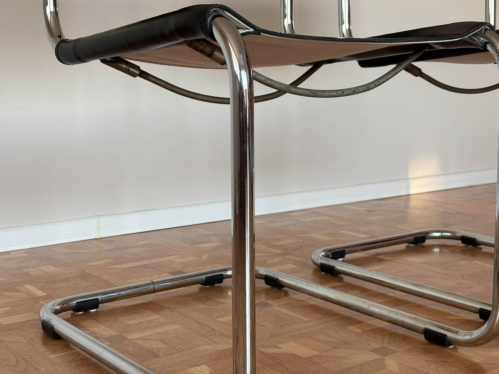 S33 Stühle von Mart Stam für Thonet, 1980er Jahre, 2 Exemplare im Angebot 5