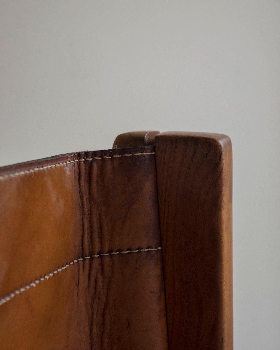 Pierre Chapo Paire de fauteuils en cuir S340 - Orme - France - The Modernity en vente 10