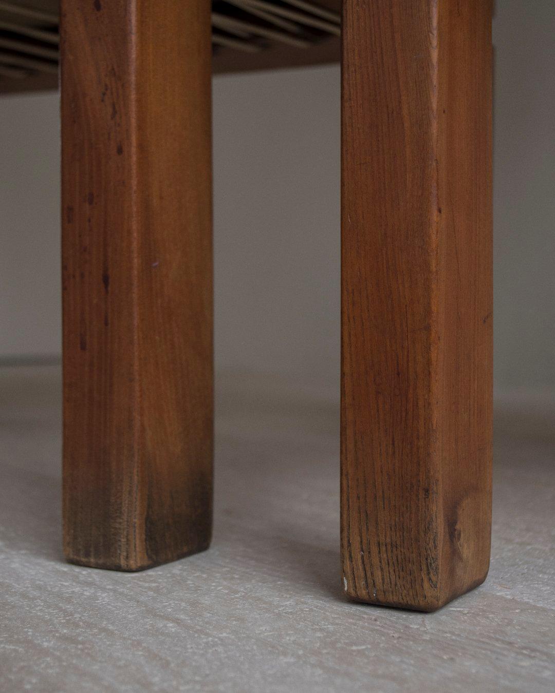 Pierre Chapo Paire de fauteuils en cuir S340 - Orme - France - The Modernity en vente 12