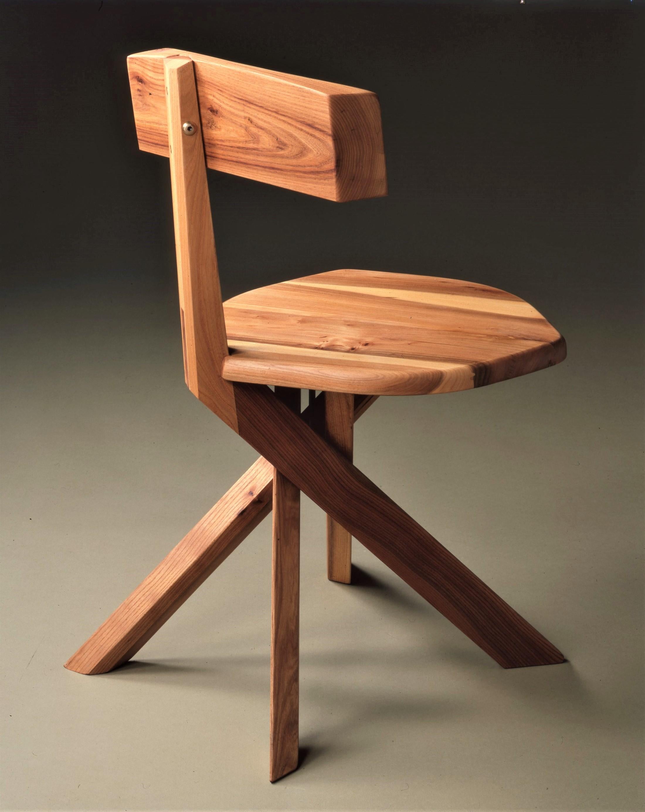 French S34A Wood Chair von Pierre Chapo