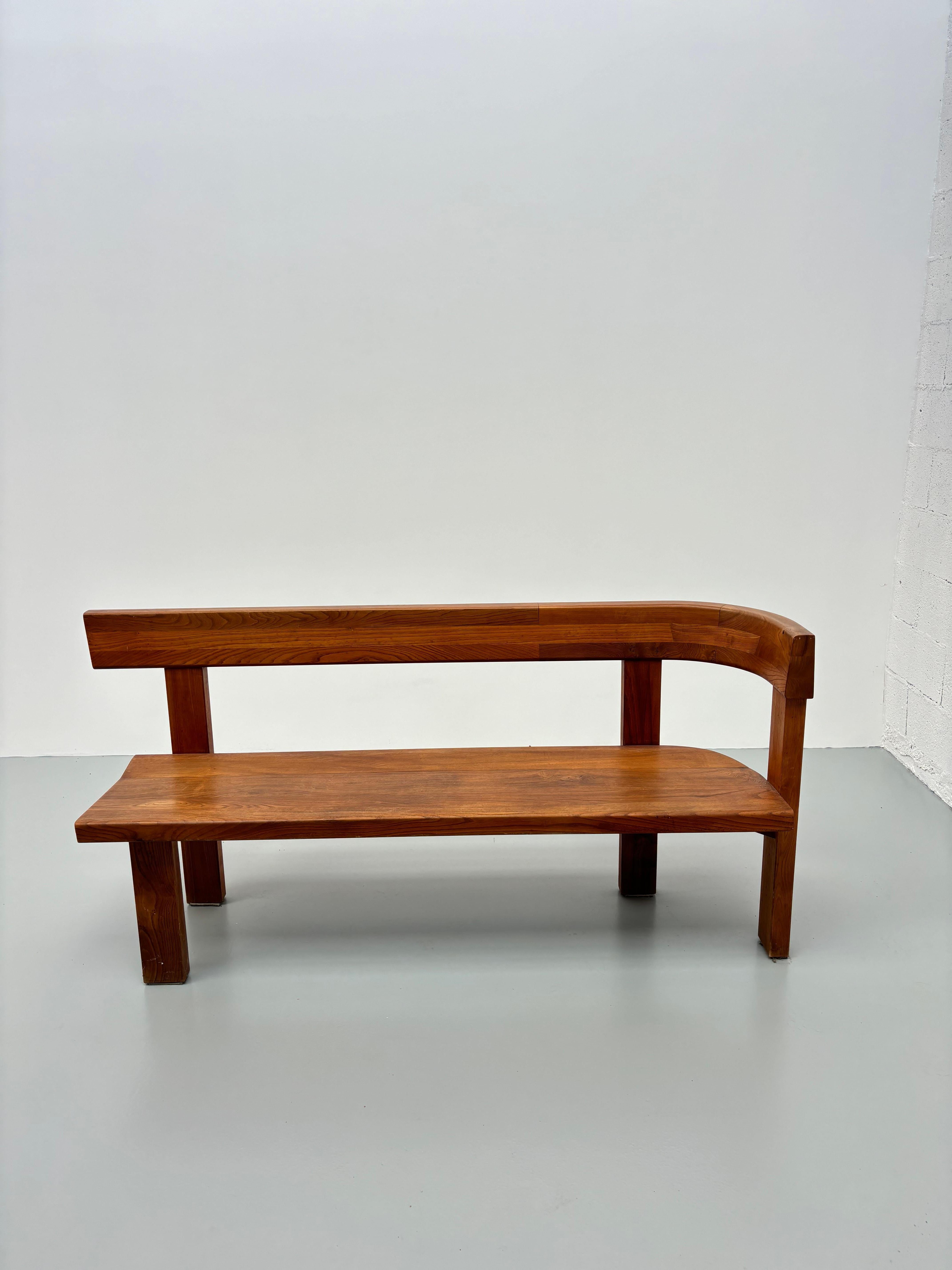 Mid-Century moderno Panchina S35 di Pierre Chapo in vendita