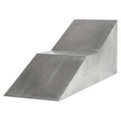 S4 Chaise Longue in Brushed Aluminium by Giotto Pagani
