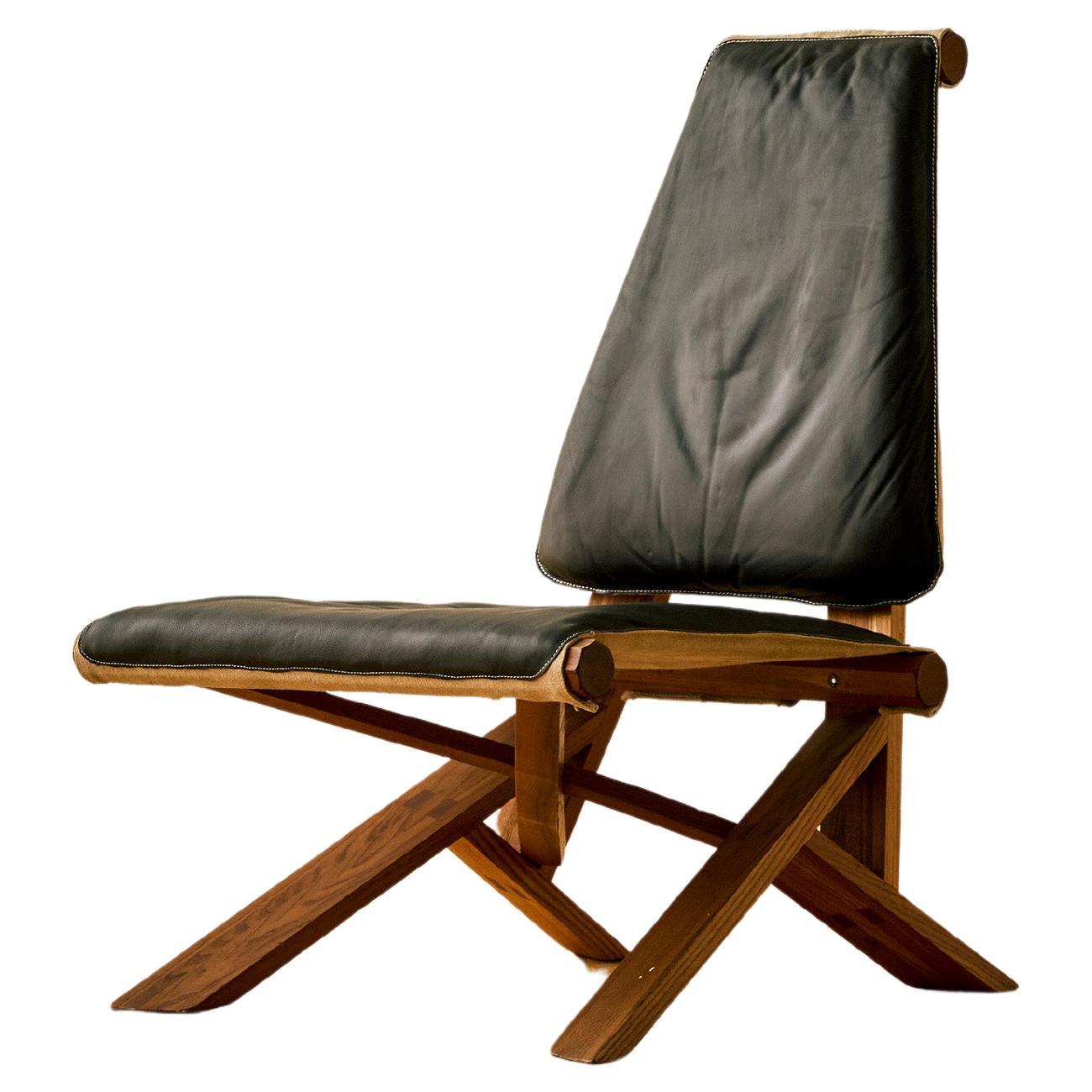 S46 "Dromadaire" Liegestuhl von Pierre Chapo im Angebot