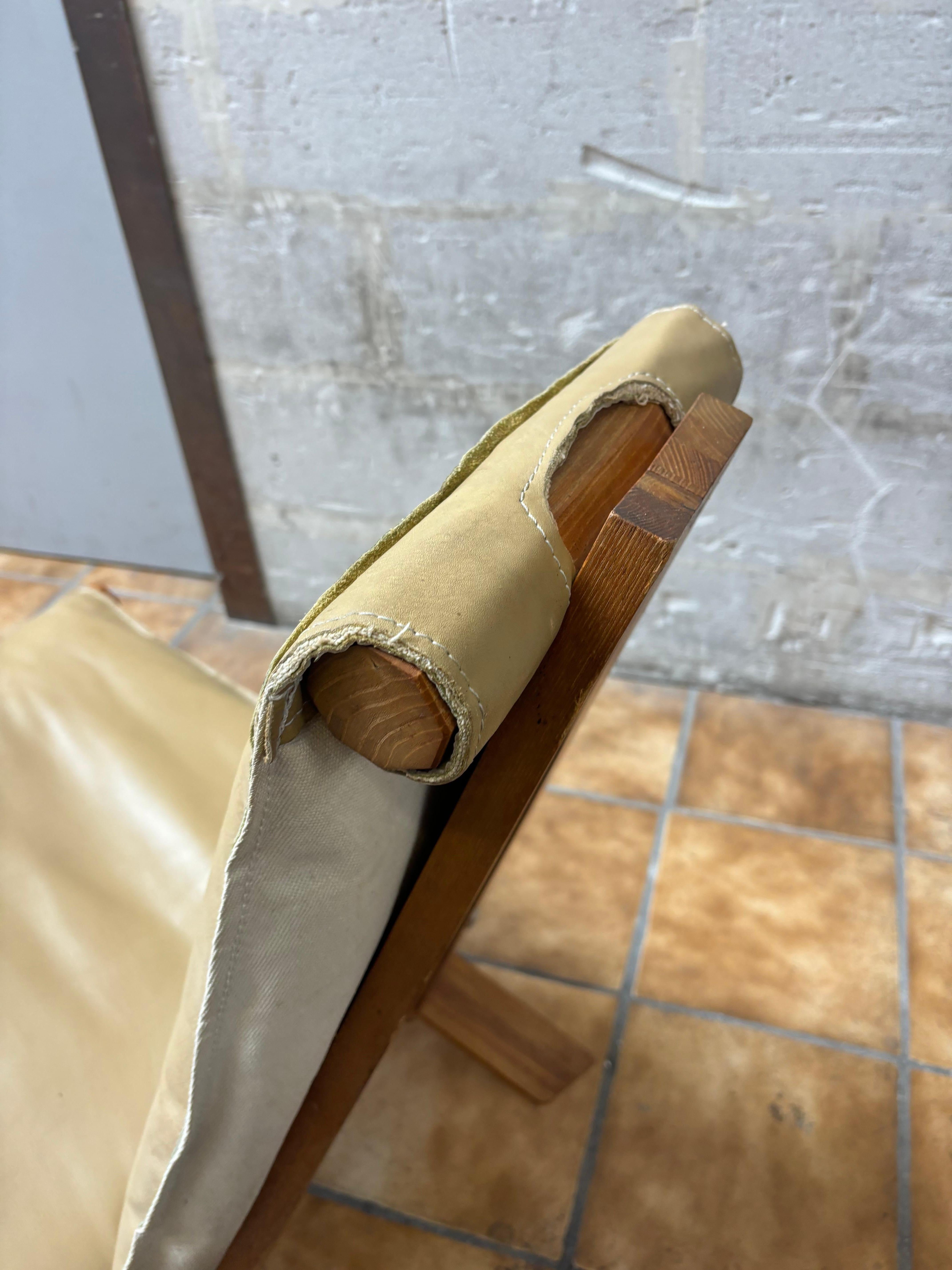 Fauteuil pantoufle S46 de Pierre Chapo, édition des années 90 en vente 6