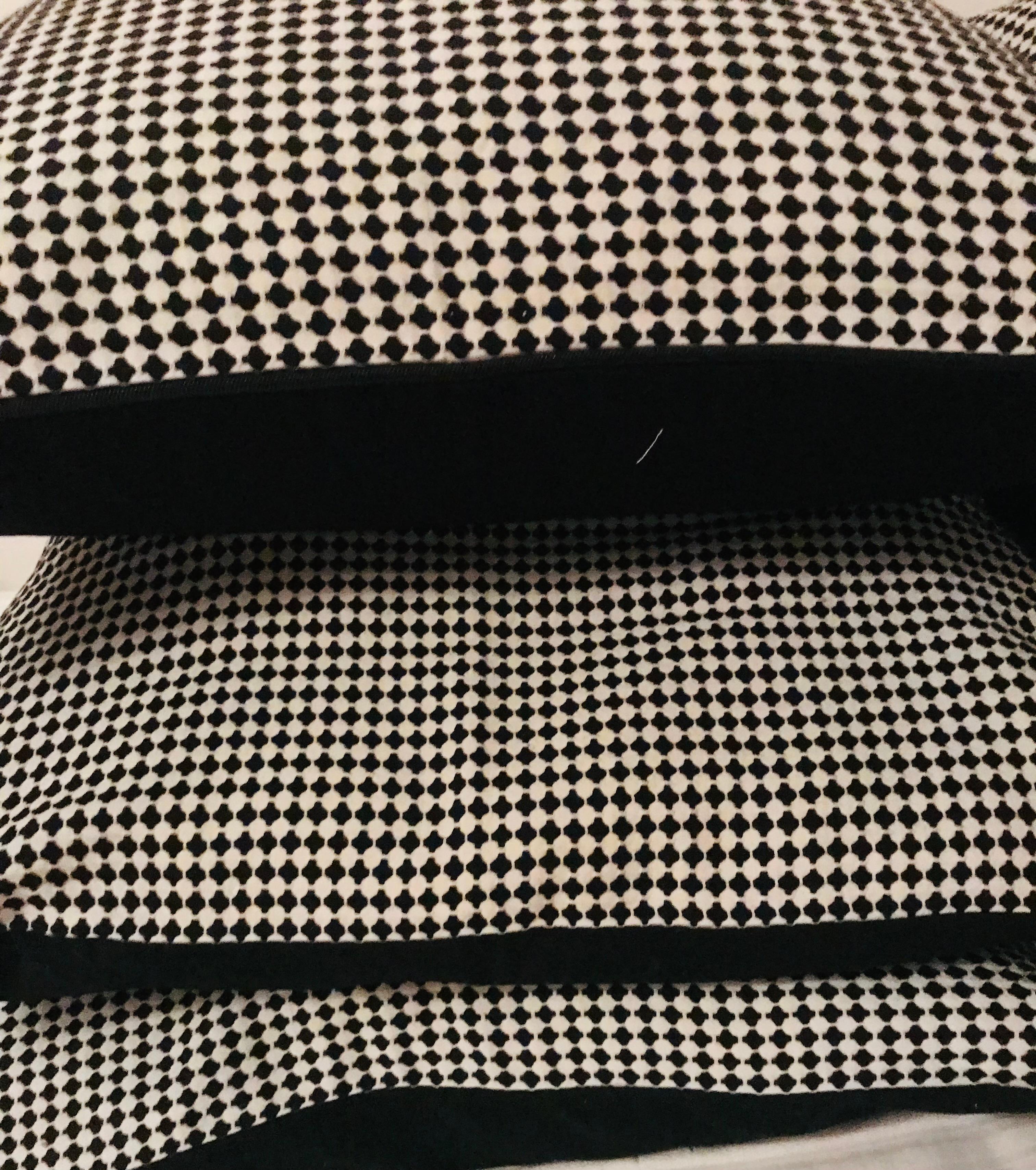Art déco S6 Color Block Geometric Feather Downs Pillows Cases (Taies d'oreiller en plumes) en vente
