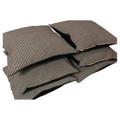 S6 Color Block Geometric Feather Down Pillows Cases