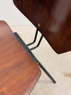 S88 folding chair by architect Osvaldo Borsani for Tecno, Italy, 1950's