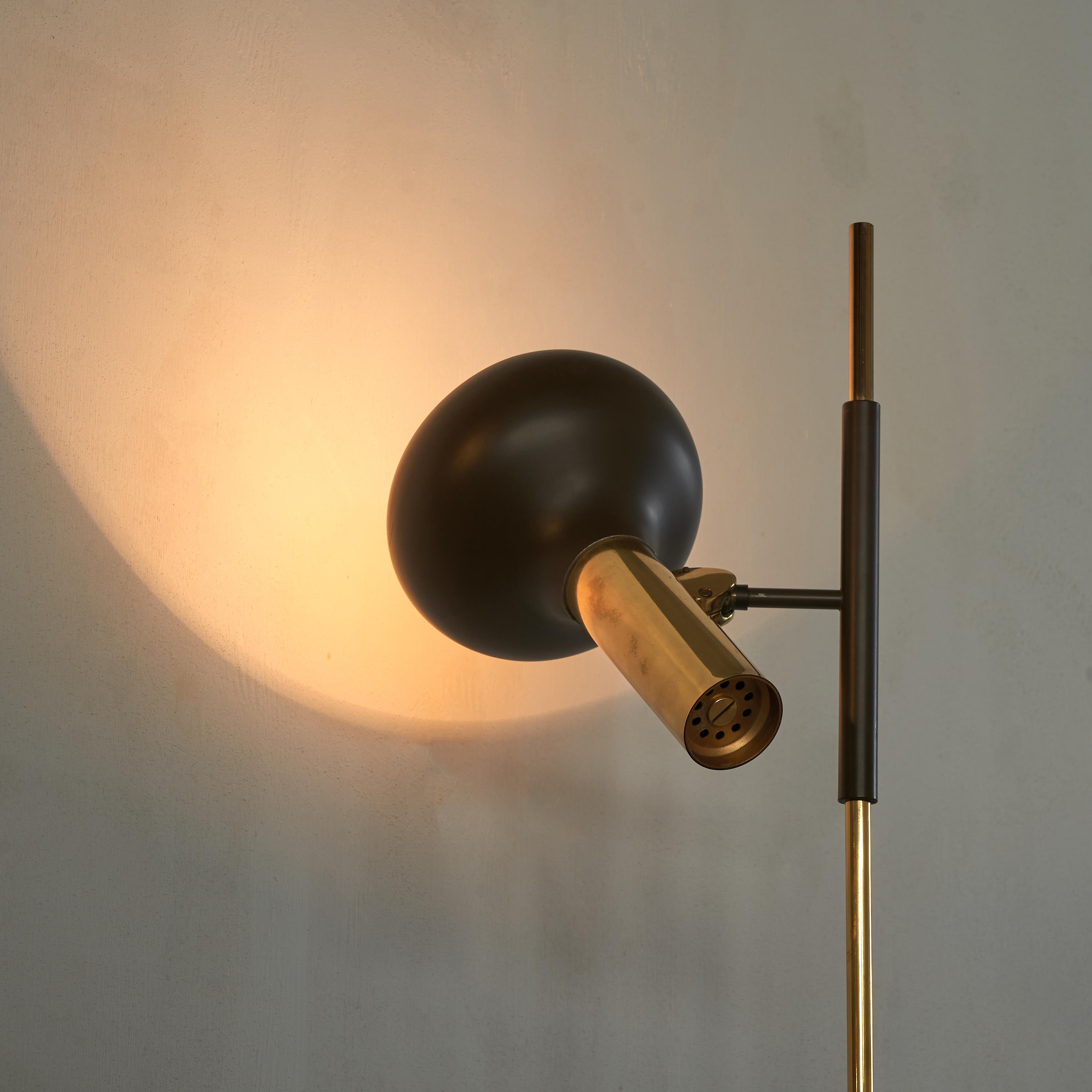 Belgian S.A. Boulanger Floor Lamp in Brass