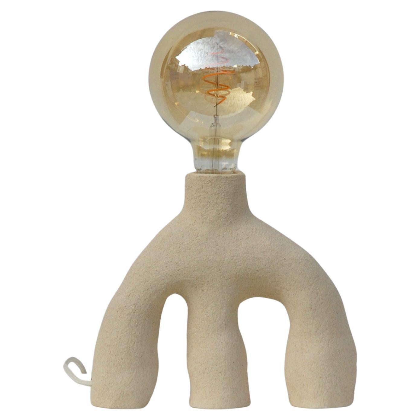 Sa Cova Table Lamp base handmade in Barcelona by niho Ceramics For Sale