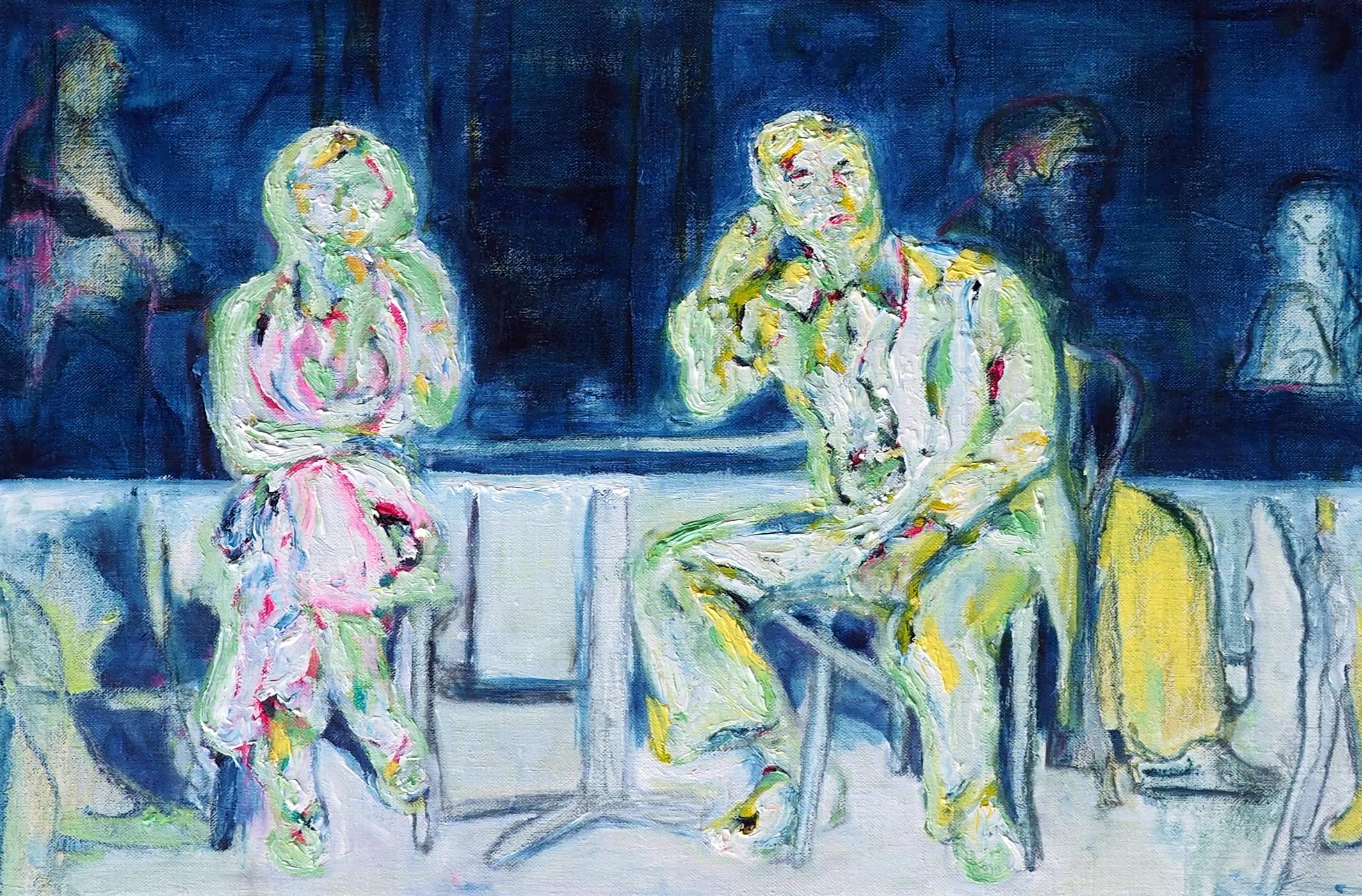 Koreanische zeitgenössische Kunst von Sa Hara - Niemals über das Timing eines Eies streiten im Angebot 1