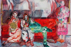 Koreanische zeitgenössische Kunst von Sa Hara - The Stars Go Waltzing Out 3