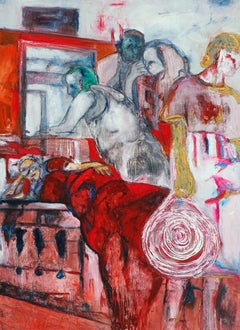 Koreanische zeitgenössische Kunst von Sa Hara - The Stars Go Waltzing Out