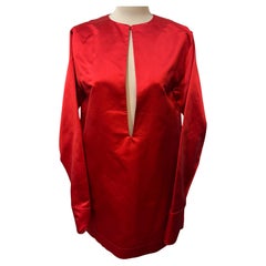 Sa Su Phi Vestido de seda rojo IT 40