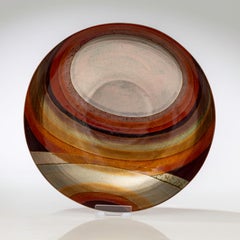 Saara Hopea, a Multicolored Enameled Copper Plate, Handmade, 1960s or 1970s