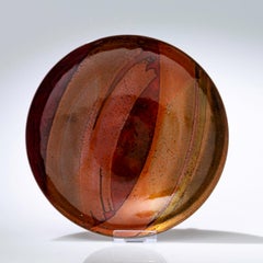 Saara Hopea, a Multicolored Enameled Copper Plate, Handmade, 1960s or 1970s