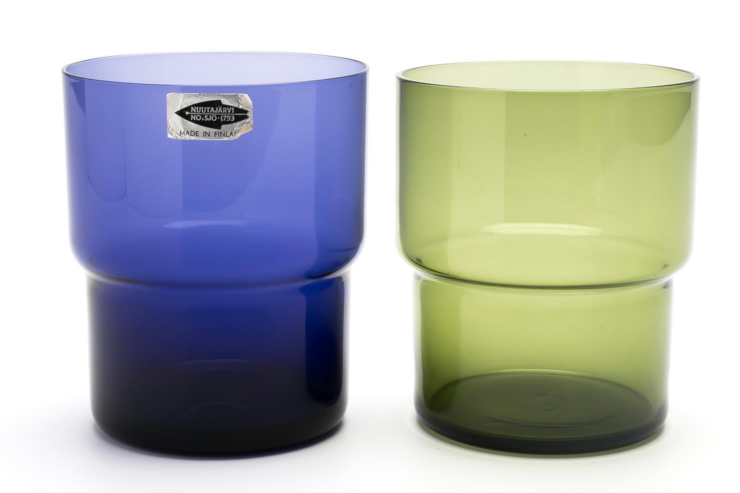 Saara Hopea / Saftset (Krug 1618 & Stapelglas 1718) / Nuutajärvi im Angebot 1