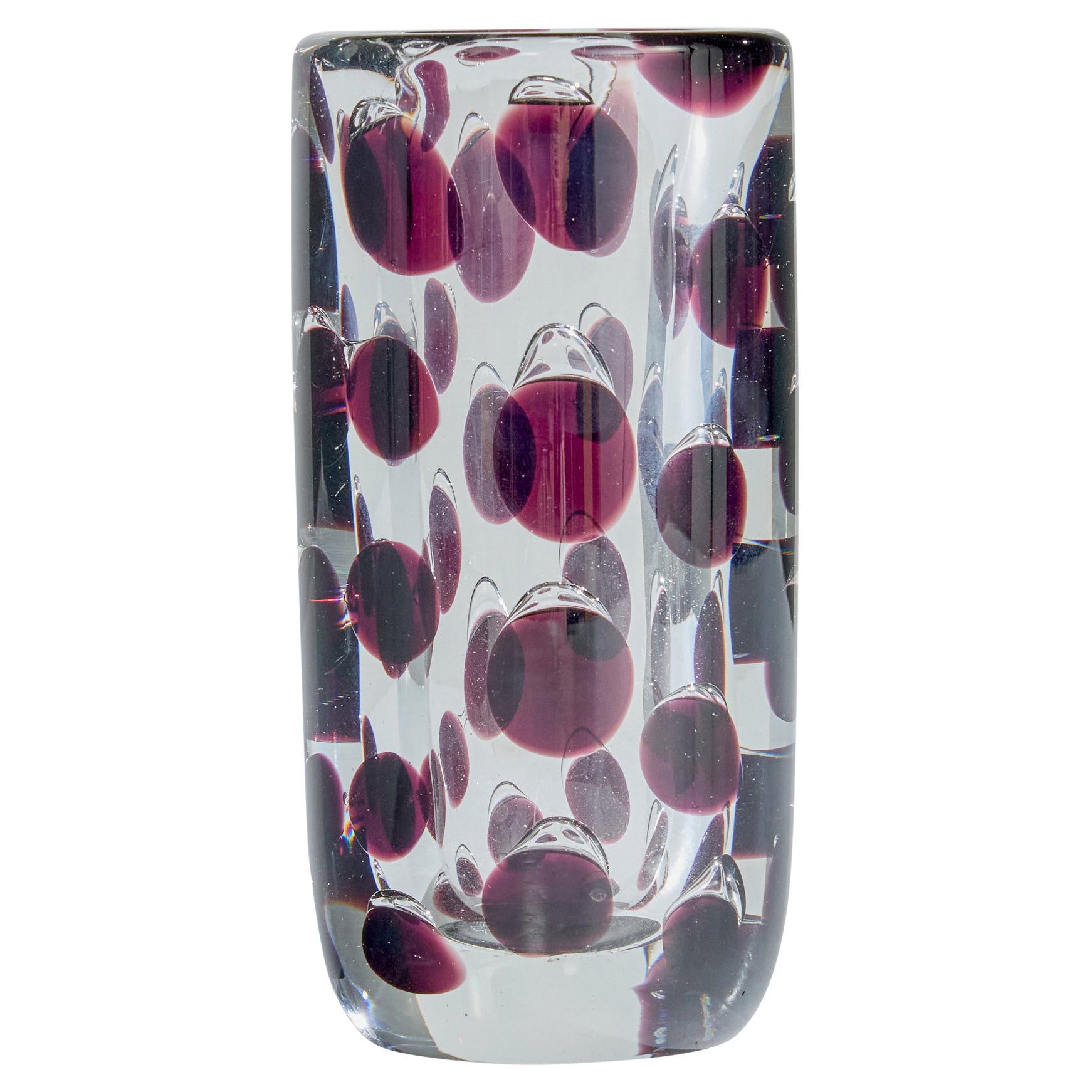 Saara Hopea, Vase, verre soufflé, Finlande, 1957 en vente