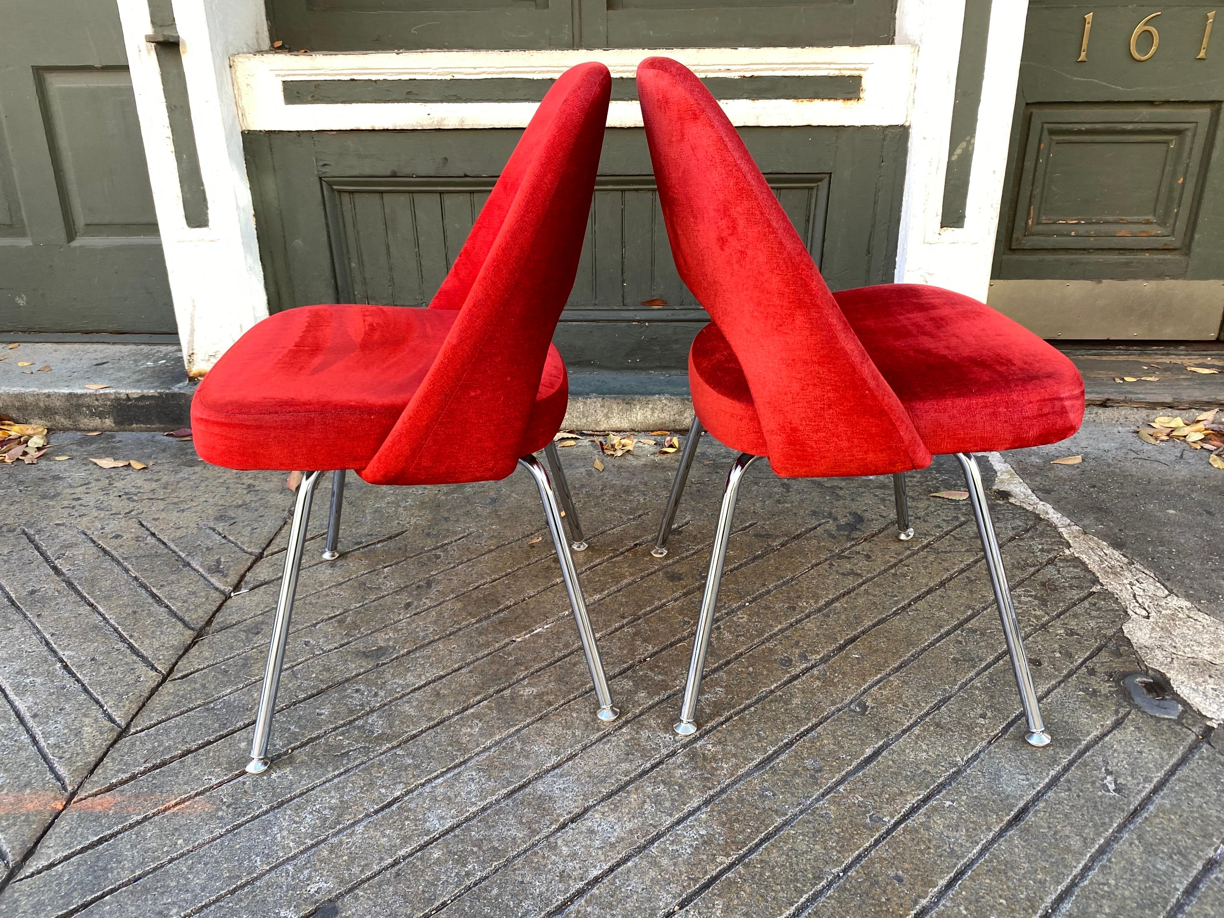 Saarinen for Knoll Executive Side/ Dining Chairs (chaises de salle à manger) en vente 6