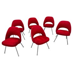 Saarinen for Knoll Executive Side/ Dining Chairs, Set of 6