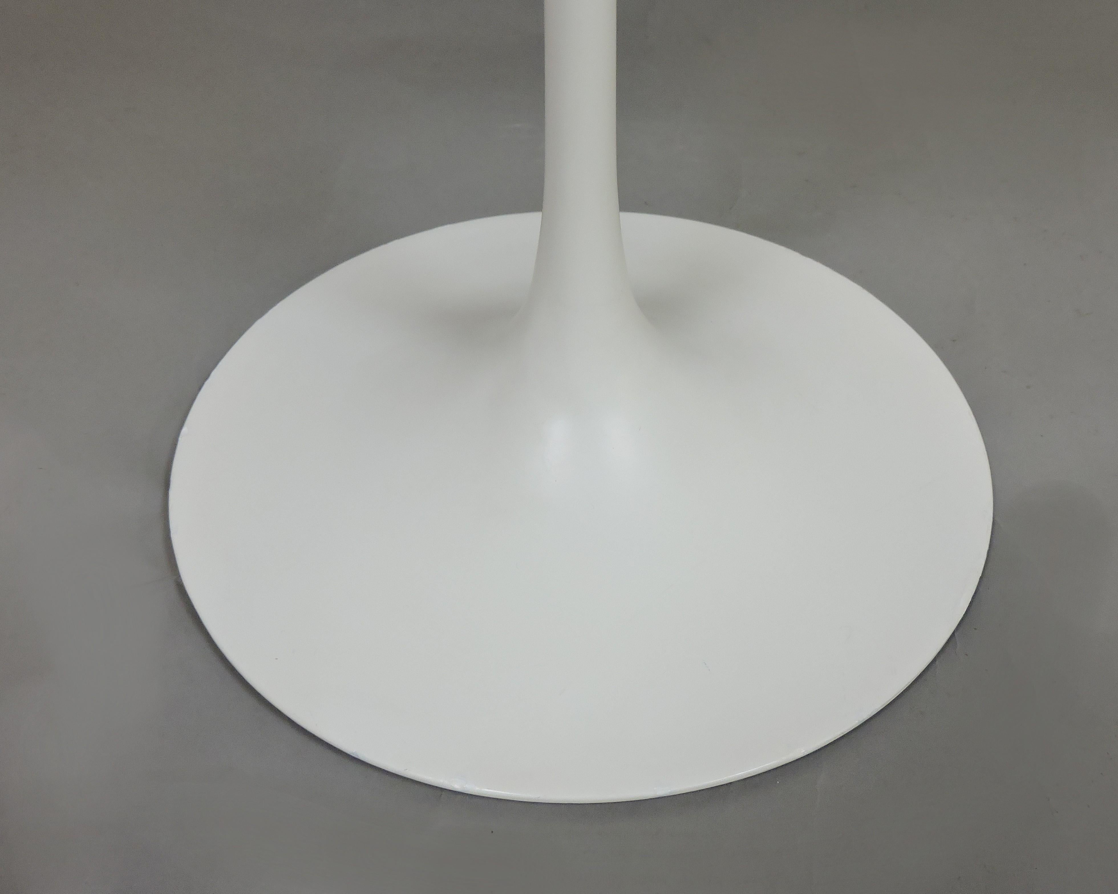 American Saarinen for Knoll Mid-Century Modern Oak Tulip Pedestal Side Table For Sale