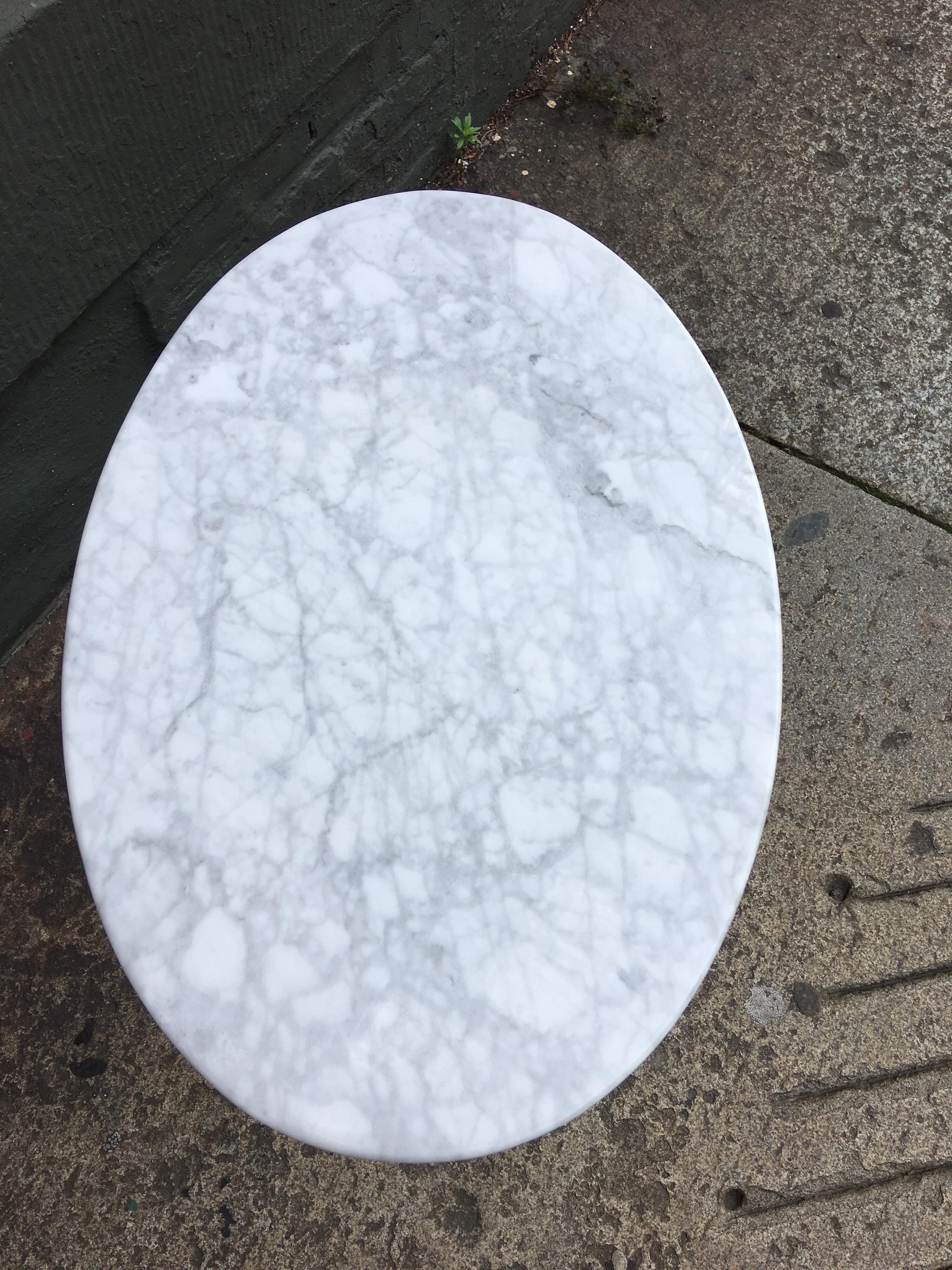 knoll marble side table