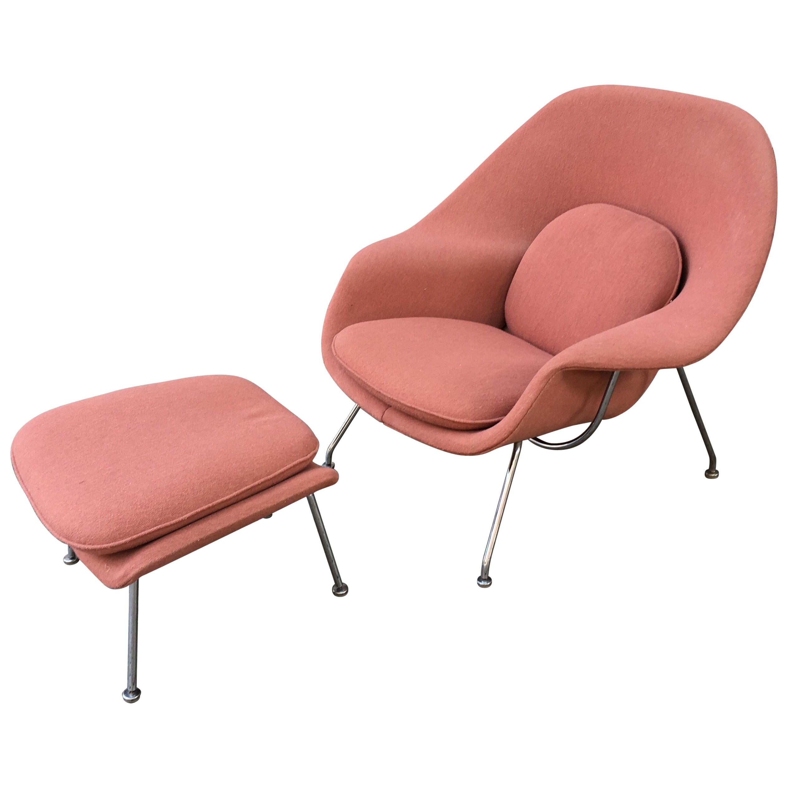 Saarinen for Knoll Womb Chair and Ottoman