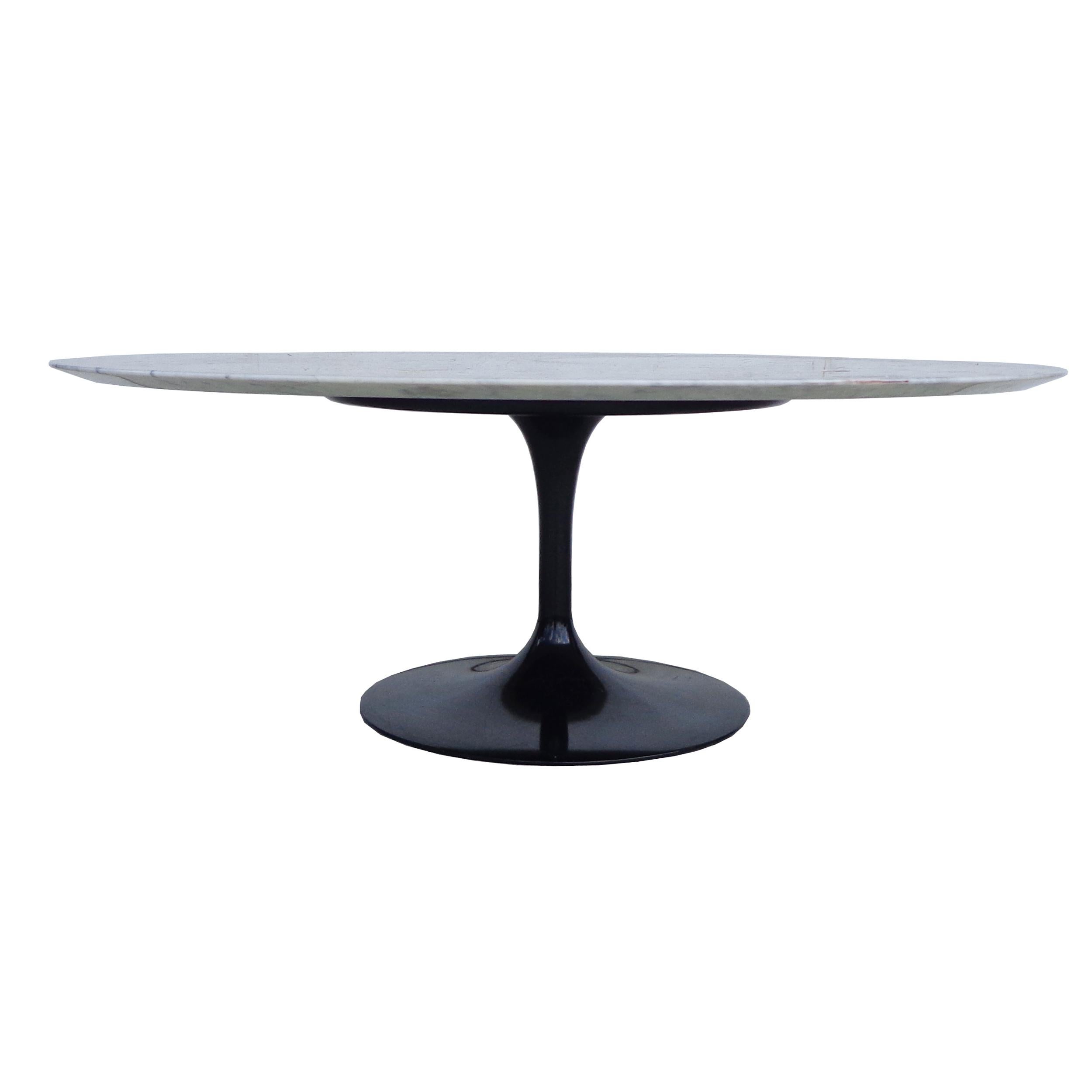 North American Knoll Saarinen Marble Coffee Table