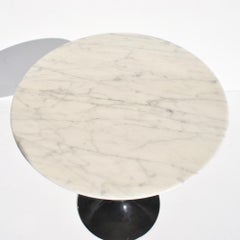 Knoll Saarinen Side Table Tulip Base Marble Top