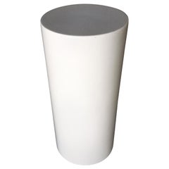 Saarinen-Style Fiberglass Cylinder Pedestal, circa 1960 Saarinen-Style Fiberglass Cylinder Pedestal, circa 1960
